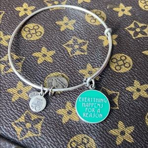 Alex and Ani bracelet with charm